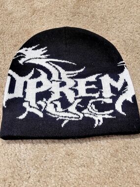 Supreme Dragon Beanie Black & White